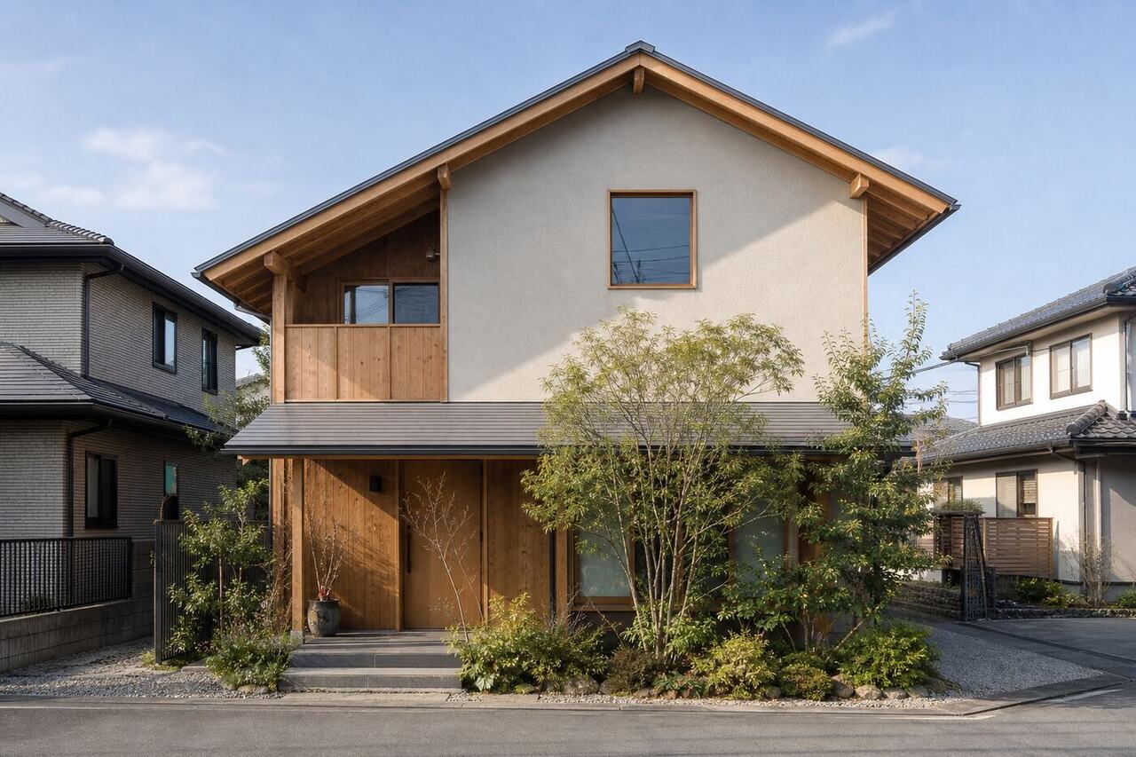 木造2階建て住宅の外観